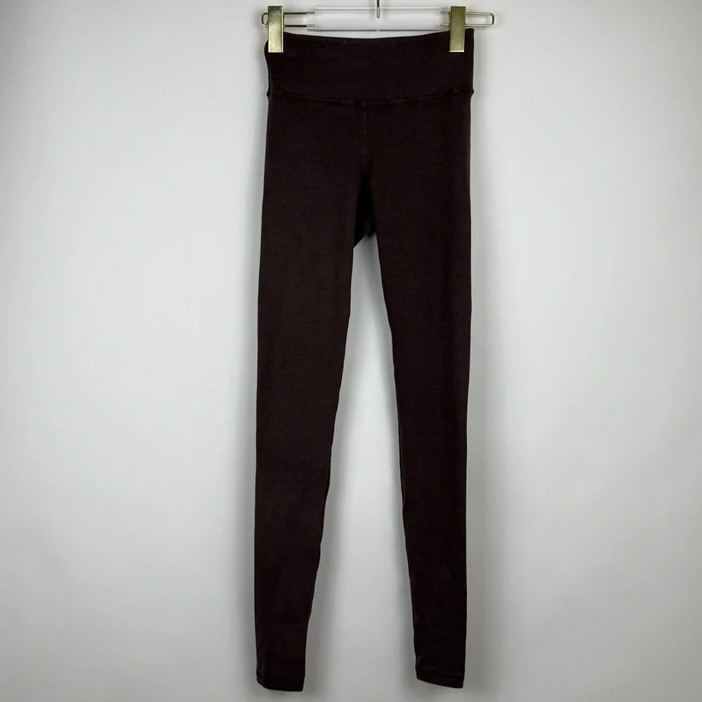 Skims Outdoor Basics 7/8 Length Leggings Cocoa Brown Size XXS - Picture 3 of 9